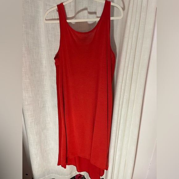 Eileen Fisher Flowy Tank Dress, size medium. Asymmetrical hem. - Picture 6 of 9